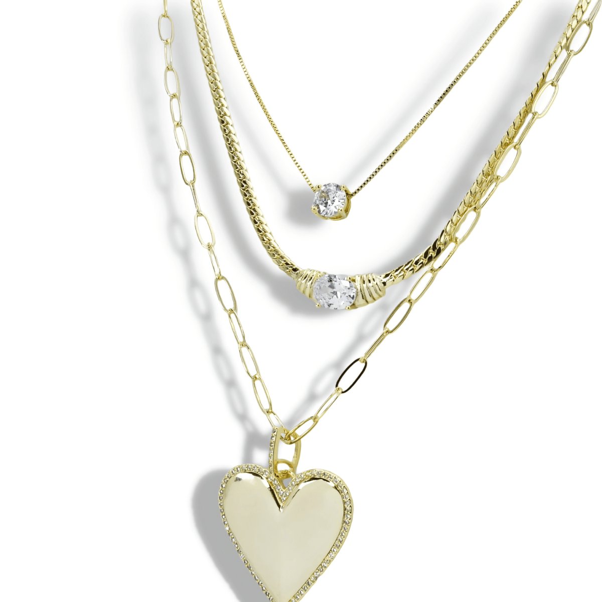 Crystalized Heart Necklace