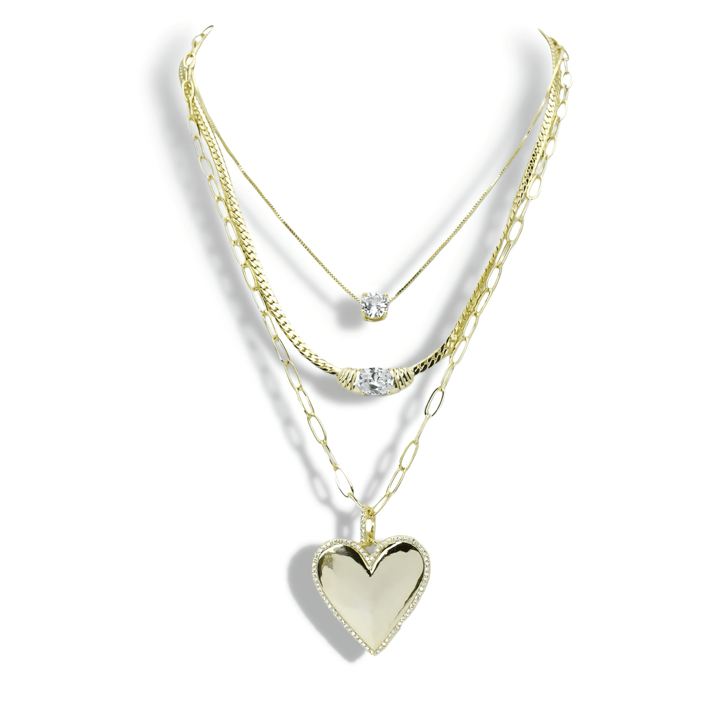 Crystalized Heart Necklace