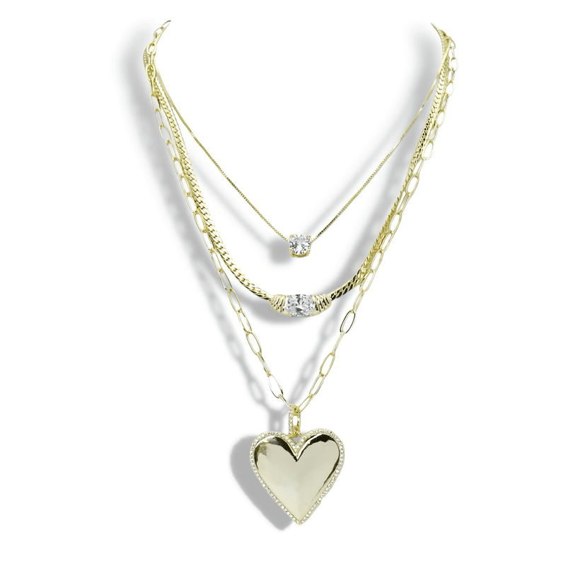 Crystalized Heart Necklace