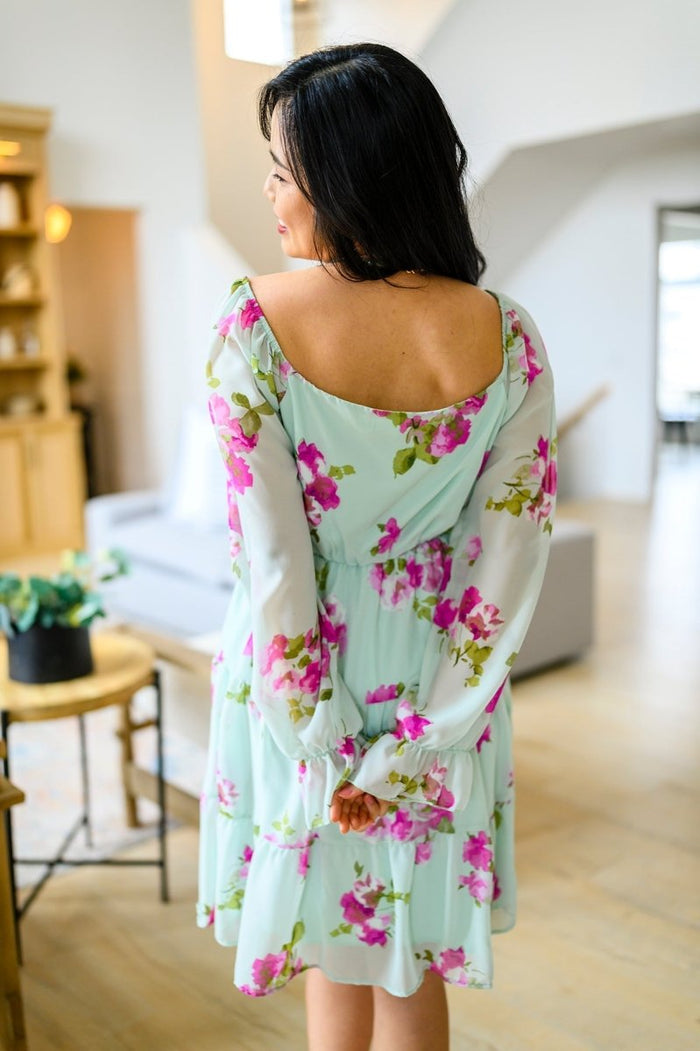 Delightfully Yours Floral Dress - Minnie's Treasure Boutique