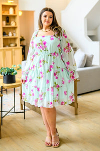 Delightfully Yours Floral Dress - Minnie's Treasure Boutique