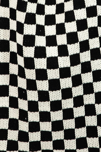 Fame Checkered Pattern Tote Bag - Minnie's Treasure Boutique