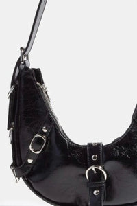 Fame Multi Belt Strap Accent Shoulder Bag - Minnie's Treasure Boutique