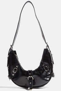 Fame Multi Belt Strap Accent Shoulder Bag - Minnie's Treasure Boutique