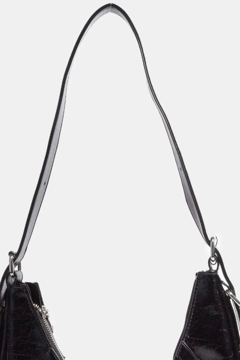 Fame Multi Belt Strap Accent Shoulder Bag - Minnie's Treasure Boutique