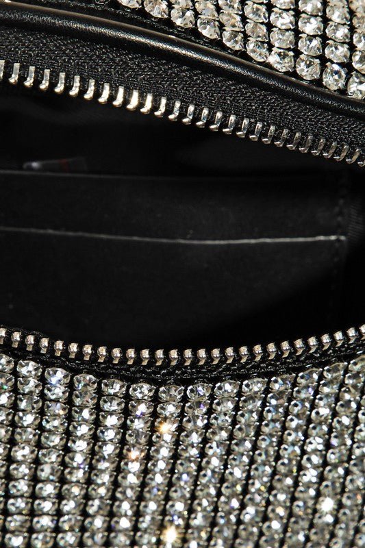 Fame Pave Rhinestone Crossbody BagMinnie's Treasure Boutique