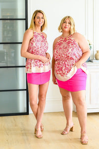 Fantastic Filigree Peplum Blouse