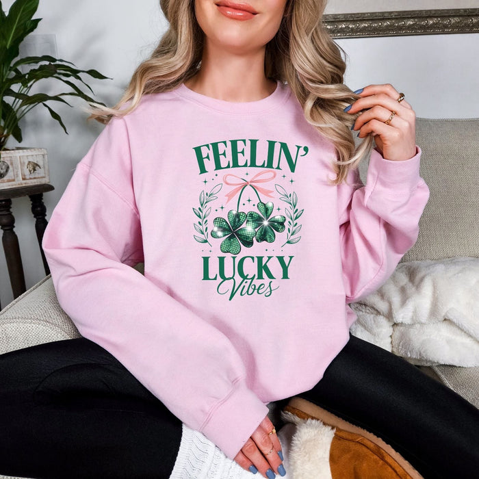 Feelin Lucky Graphic SweatshirtMinnie's Treasure Boutique