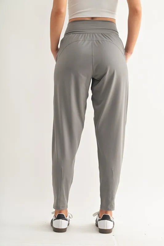 Flowbarrel High Waist Active Pants - Minnie's Treasure Boutique