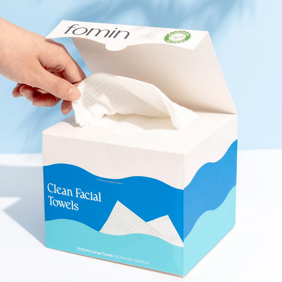 Fomin Clean Facial Towels Hypoallergenic 50PK