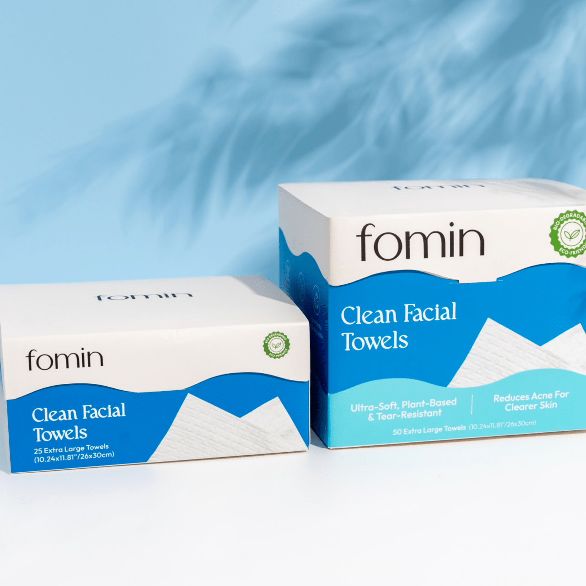 Fomin Clean Facial Towels Hypoallergenic 50PK