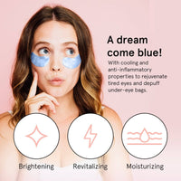 Grace & Stella Blue Illuminating Under Eye Masks 24 pairs