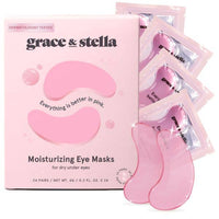 Grace & Stella Pink Moisturizing Under Eye Masks 24 Pairs