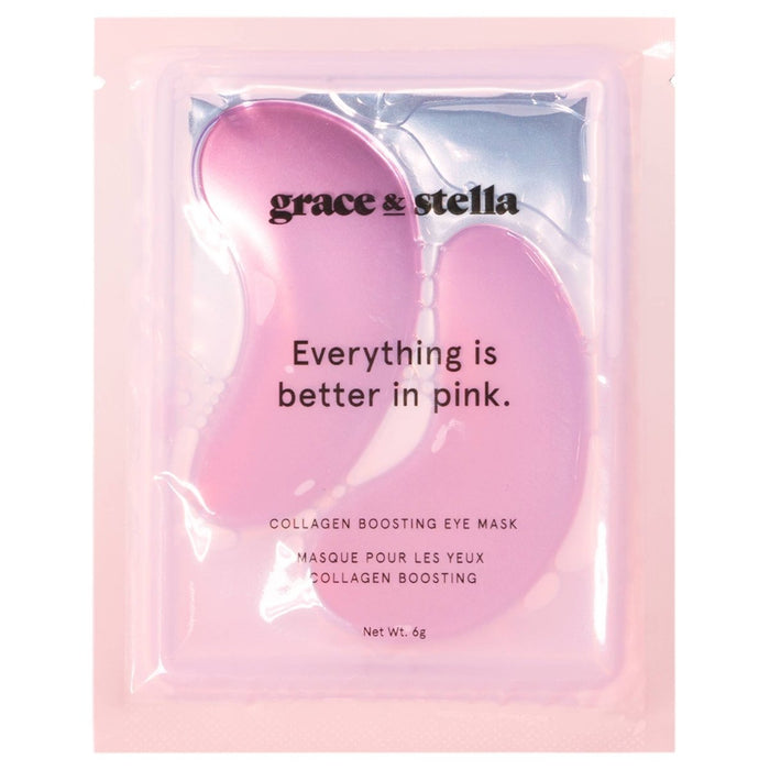 Grace & Stella Pink Moisturizing Under Eye Masks 24 Pairs