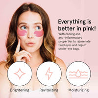 Grace & Stella Pink Moisturizing Under Eye Masks 24 Pairs