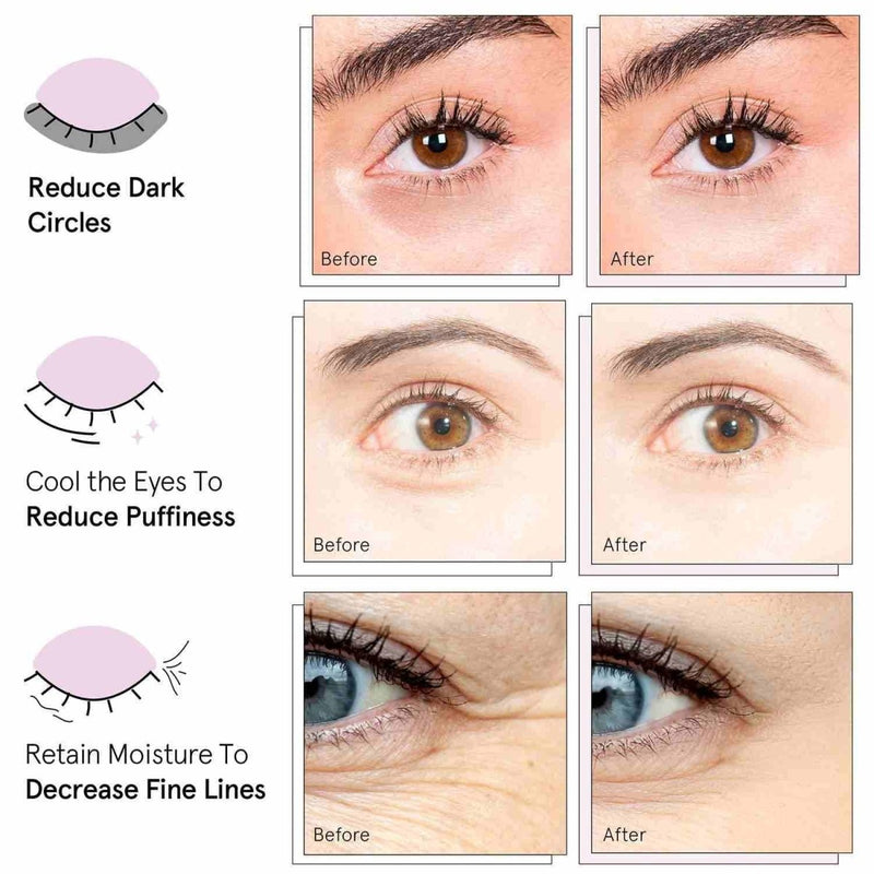 Grace & Stella Pink Moisturizing Under Eye Masks 24 Pairs
