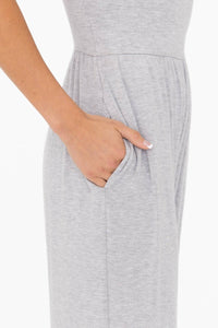 Gray Moonlight Lounge Jumpsuit