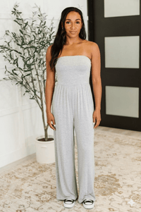 Gray Moonlight Lounge Jumpsuit