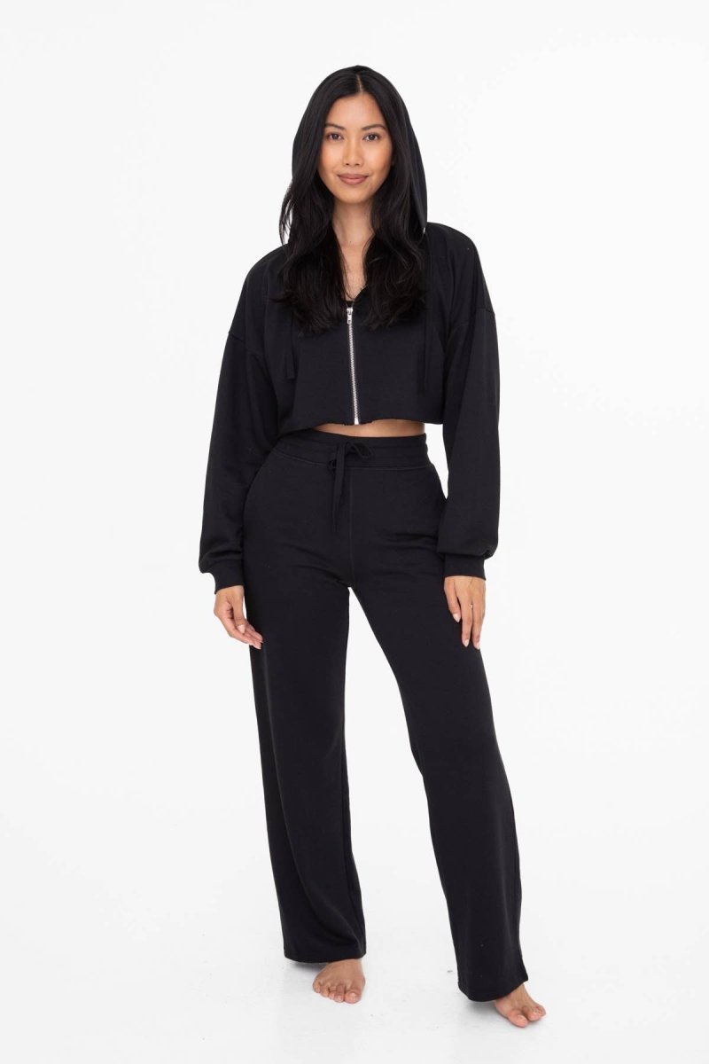 Handle That Crop Hoodie Zip Up Jacket