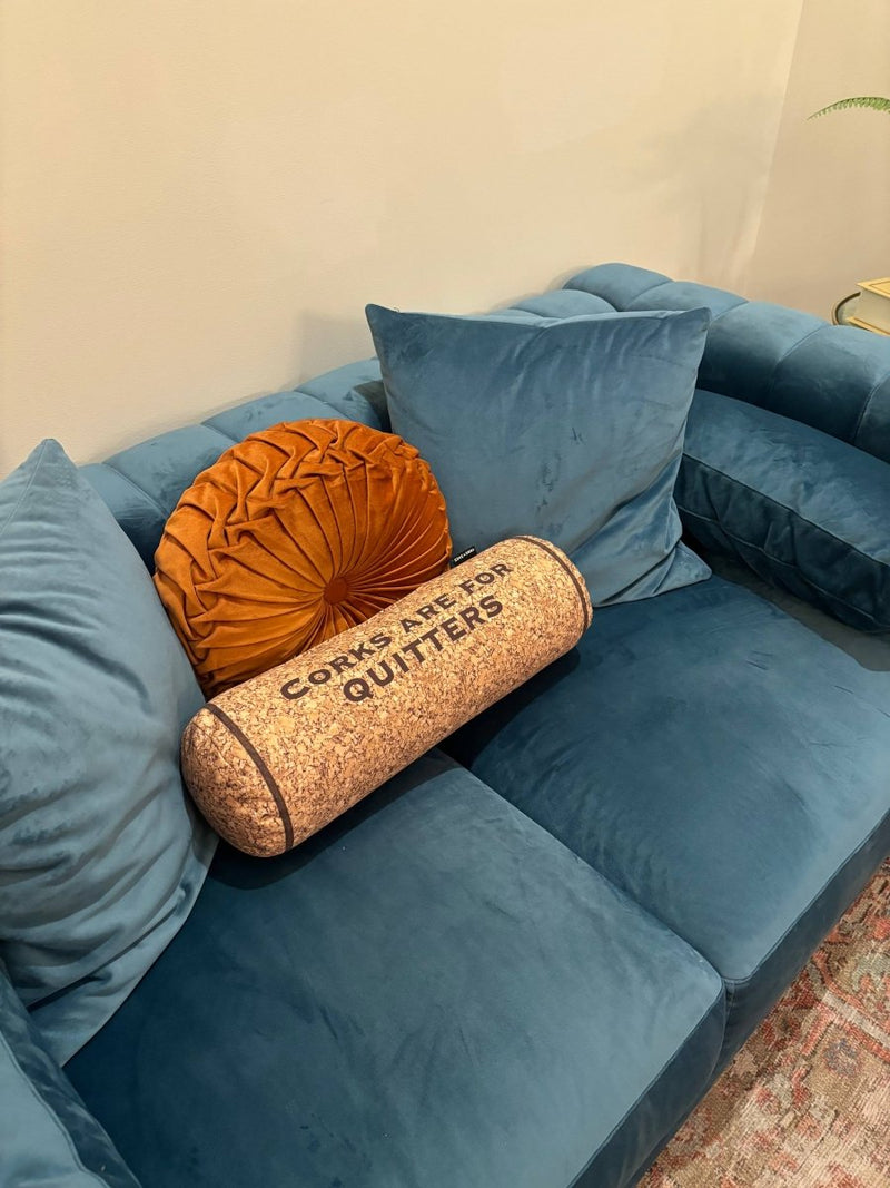 HushTubby Corks Are For Quitters Wine Cork Pillow