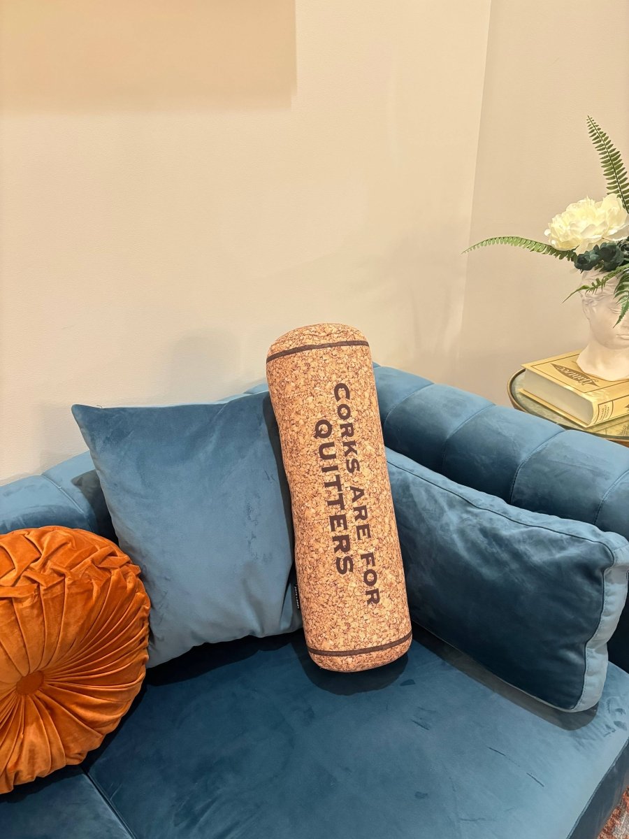 HushTubby Corks Are For Quitters Wine Cork Pillow