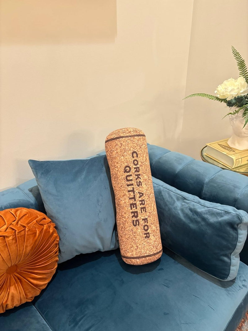 HushTubby Corks Are For Quitters Wine Cork Pillow