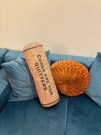 HushTubby Corks Are For Quitters Wine Cork Pillow