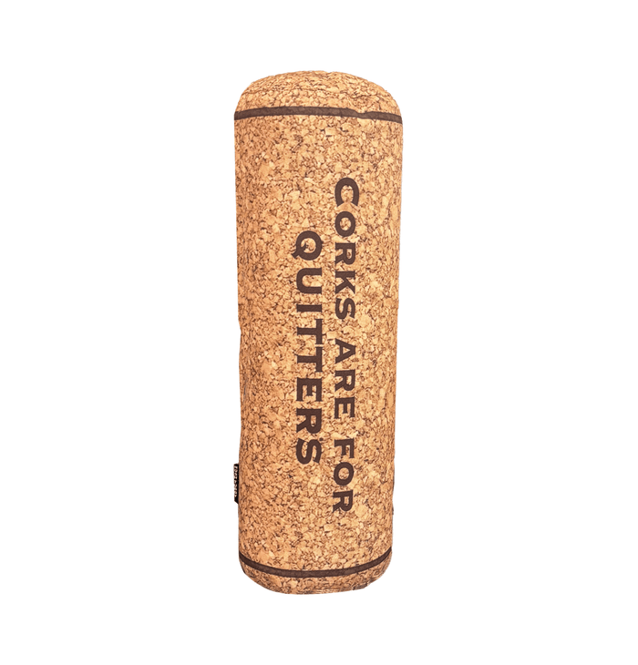 HushTubby Corks Are For Quitters Wine Cork Pillow