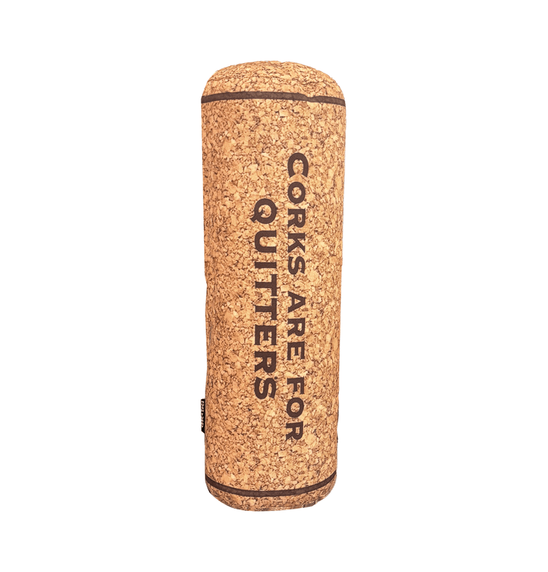 HushTubby Corks Are For Quitters Wine Cork Pillow
