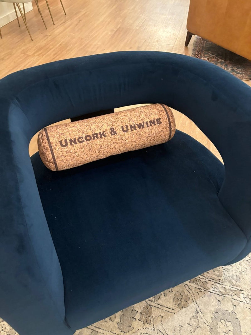 HushTubby Uncork & Unwine wine cork shape pillow