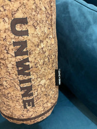 HushTubby Uncork & Unwine wine cork shape pillow
