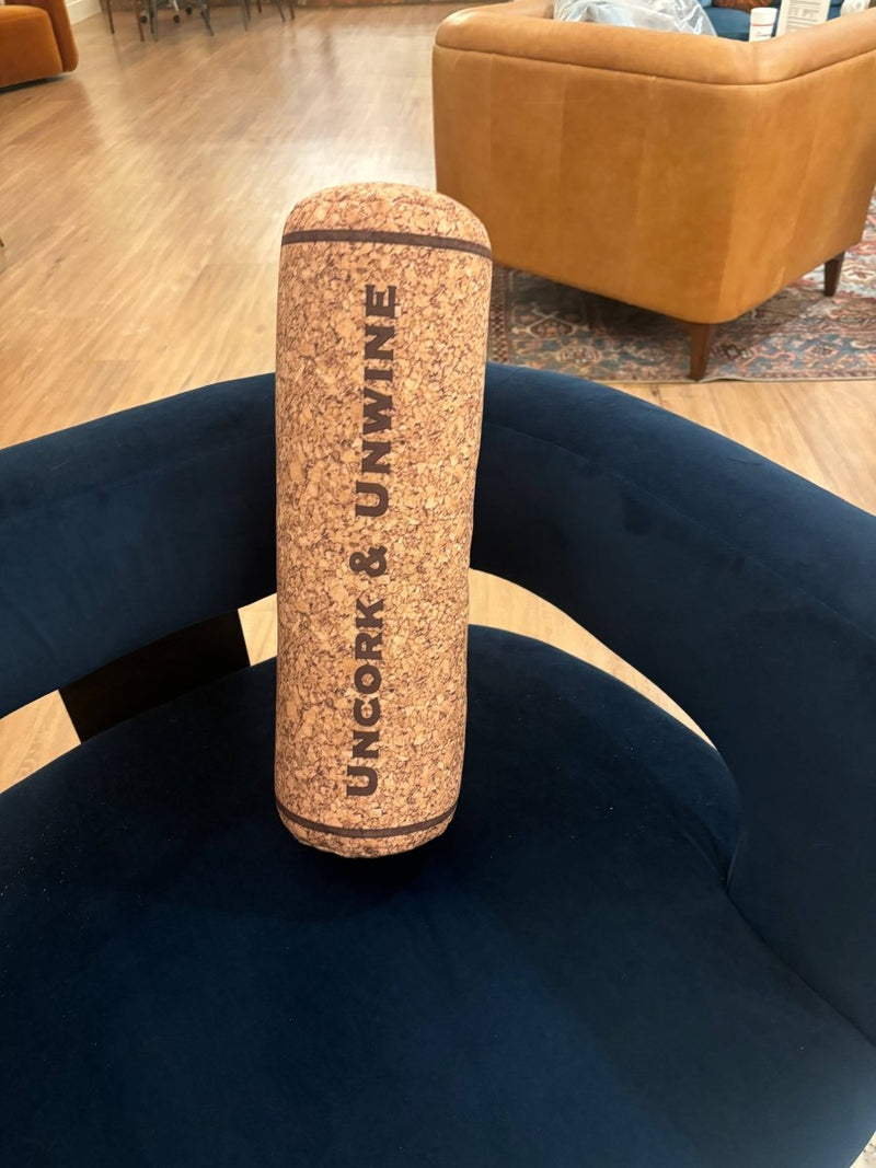 HushTubby Uncork & Unwine wine cork shape pillow