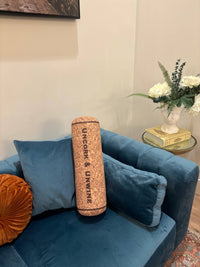 HushTubby Uncork & Unwine wine cork shape pillow
