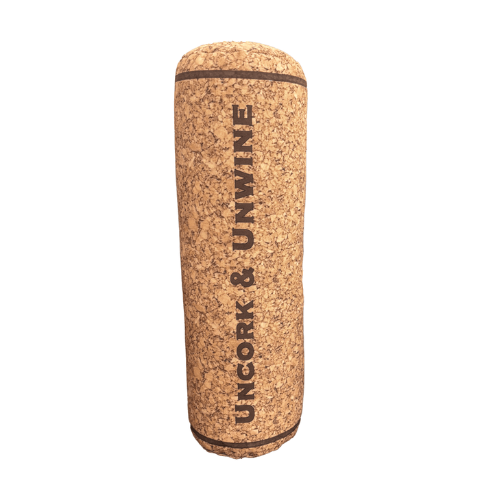 HushTubby Uncork & Unwine wine cork shape pillow