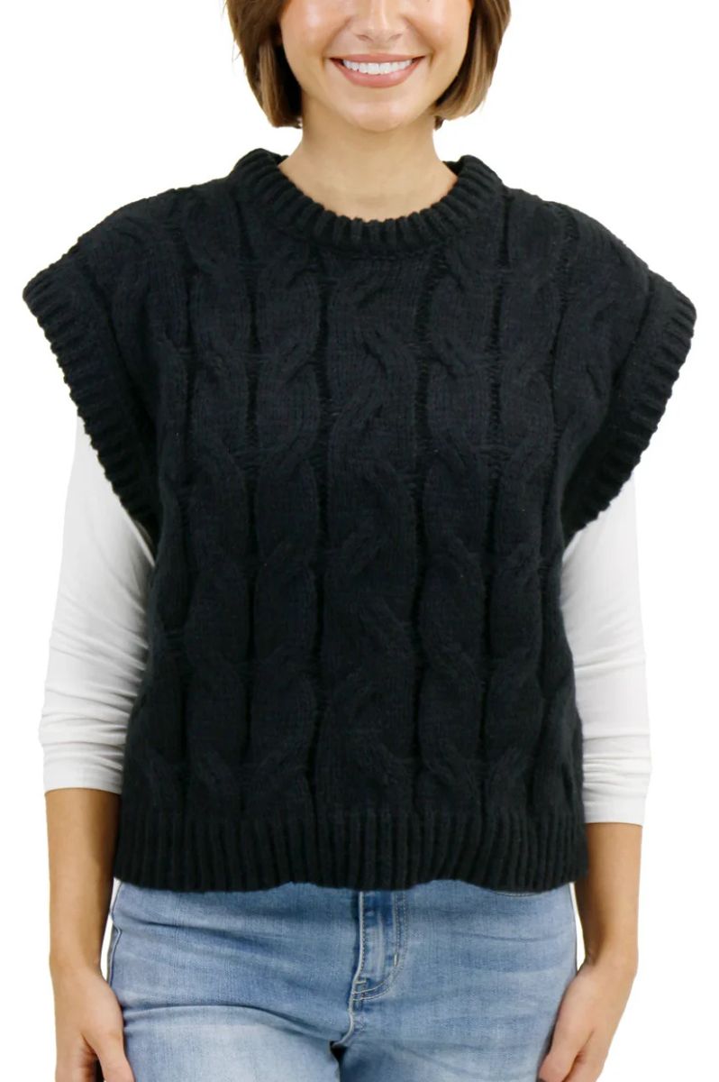 Jenny Oversized Cable Knit Sweater