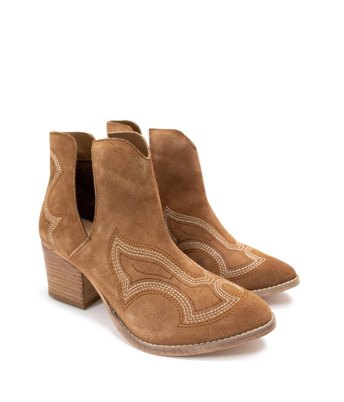 Journee Ankle Boots in Tan - Minnie's Treasure Boutique