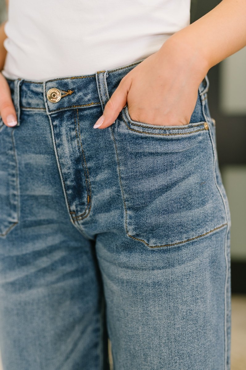 Judy Blue Bella High Waist Soft Barrel Jeans
