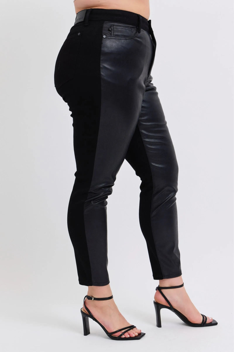 Judy Blue Faux Leather Skinny Pants