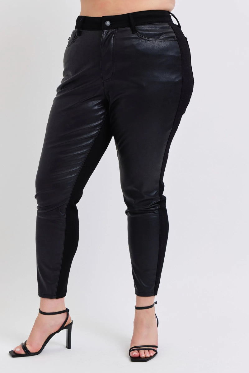Judy Blue Faux Leather Skinny Pants