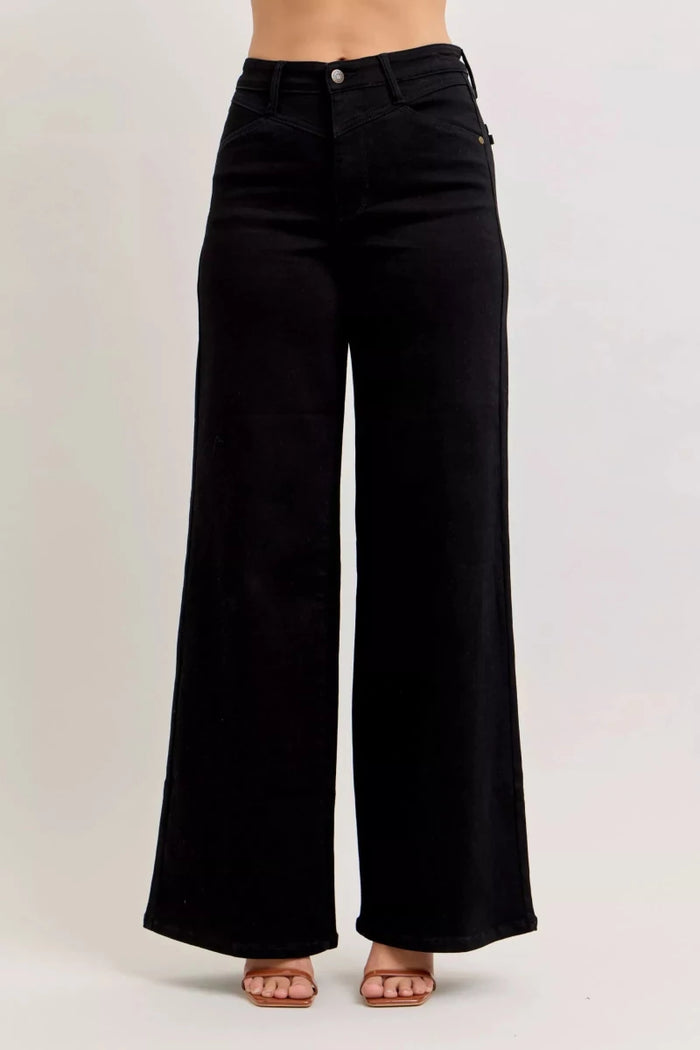 Judy Blue High - Waisted Wide Leg Jeans