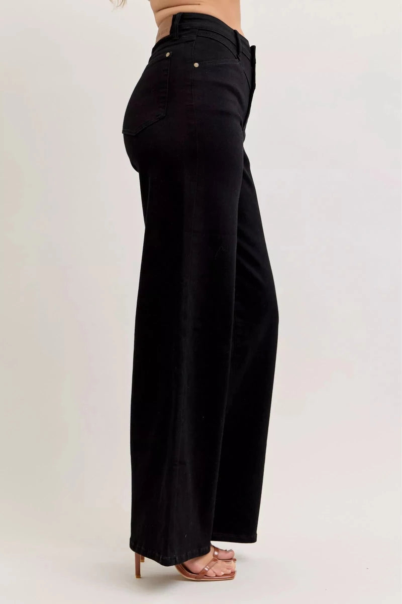Judy Blue High - Waisted Wide Leg Jeans