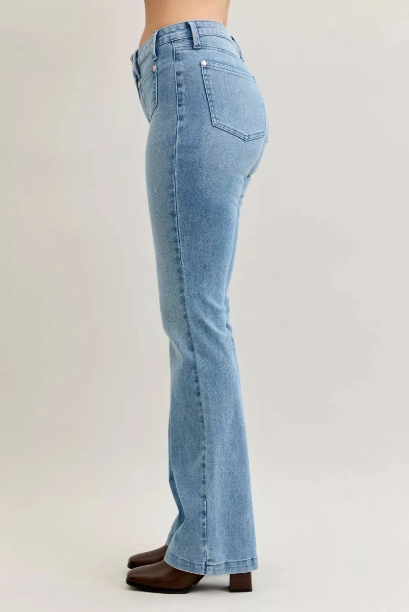 Judy Blue Mid Rise Bootcut Jeans