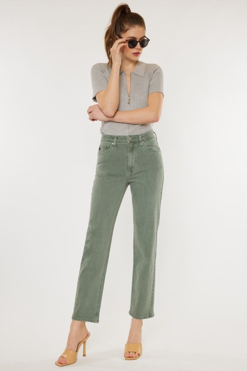 Kancan High Rise Straight Jeans