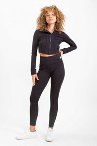 Keep It Moving Leggings In Black - Minnie's Treasure Boutique