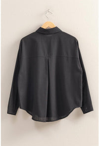 Kendra Relaxed Long Sleeve Shirt - Minnie's Treasure Boutique