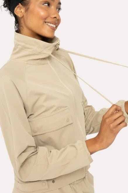 Khaki Eco Soft Zip Up Jacket