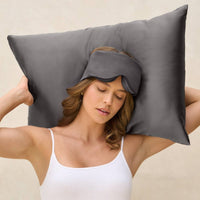 KITSCH Charcoal Contour Pillow Eye Mask
