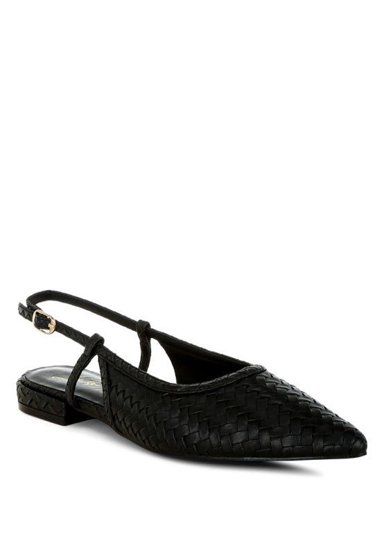 Kurina Woven Slingback Sandals