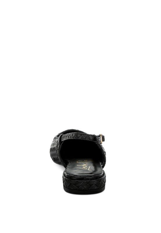 Kurina Woven Slingback Sandals