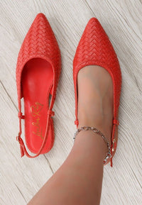 Kurina Woven Slingback Sandals